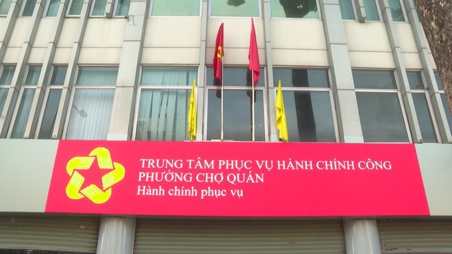 Khánh thành Trung tâm phục vụ hành chính công phường Chợ Quán