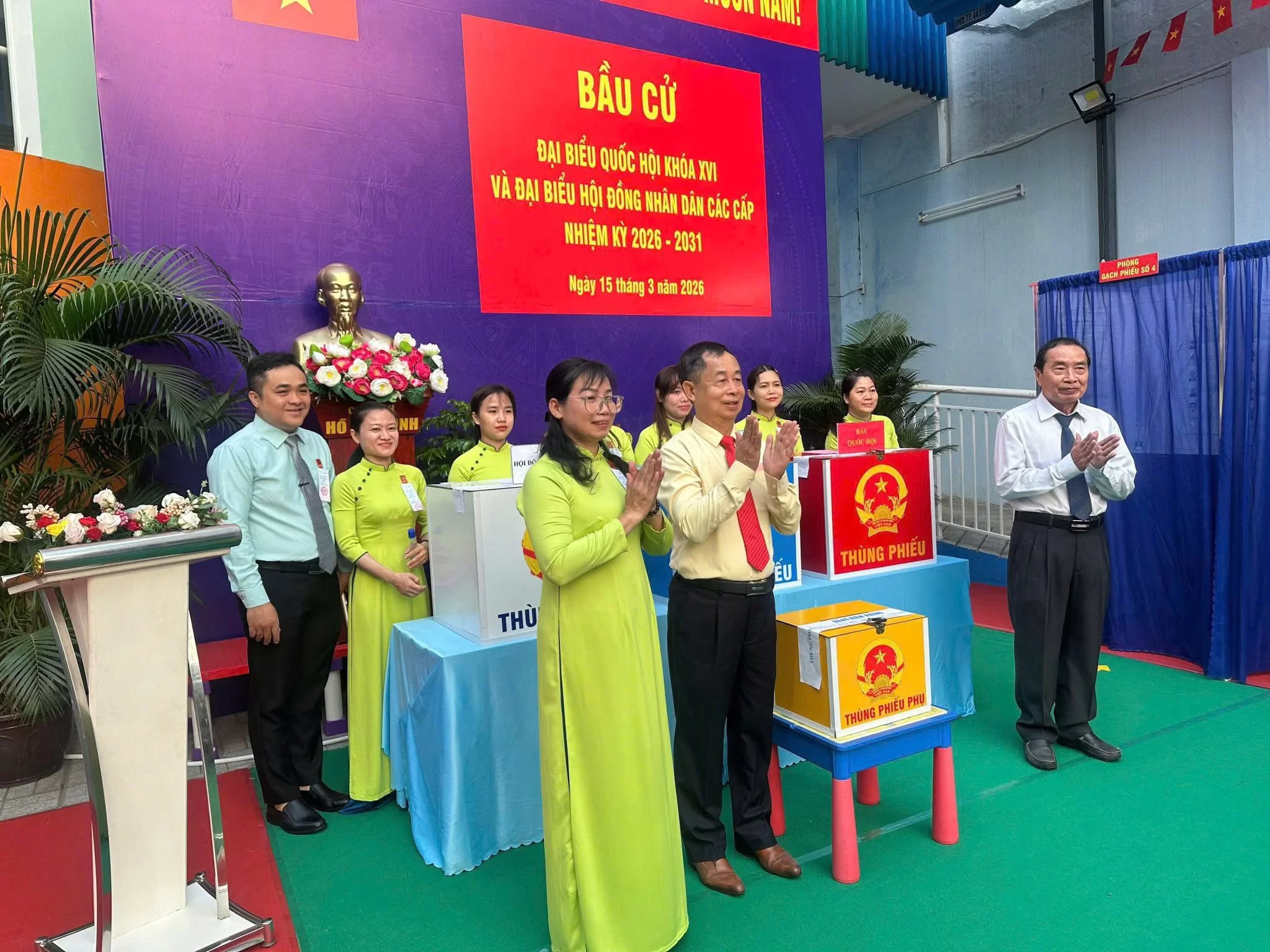 LỄ KHAI MẠC BẦU CỬ ĐẠI BIỂU QUỐC HỘI KHÓA XVI VÀ ĐẠI BIỂU HĐND CÁC CẤP NHIỆM KỲ 2026 – 2031 TẠI PHƯỜNG CHỢ QUÁN