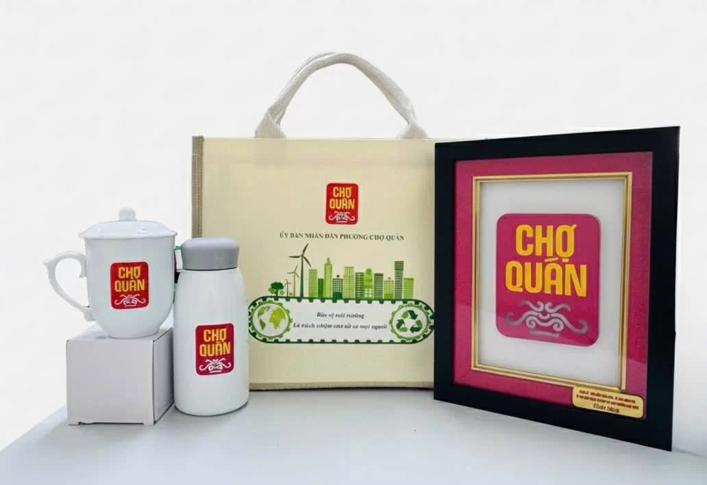 PHƯỜNG CHỢ QUÁN ĐƯỢC CẤP GIẤY CHỨNG NHẬN ĐĂNG KÝ QUYỀN TÁC GIẢ ĐỐI VỚI LOGO NHẬN DIỆN CHÍNH THỨC
