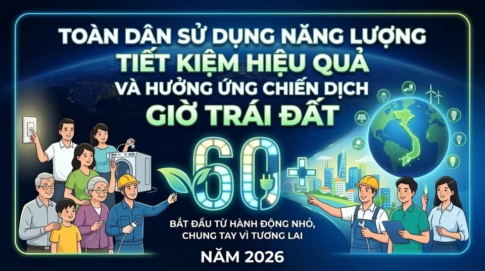 Phường Chợ Quán hưởng ứng Chiến dịch Giờ Trái Đất 2026