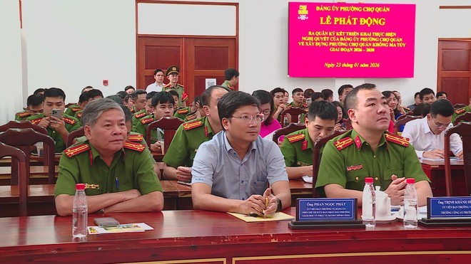 Phường Chợ Quán quyết tâm làm sạch địa bàn, xây dựng “Địa bàn không ma túy” giai đoạn 2026-2030