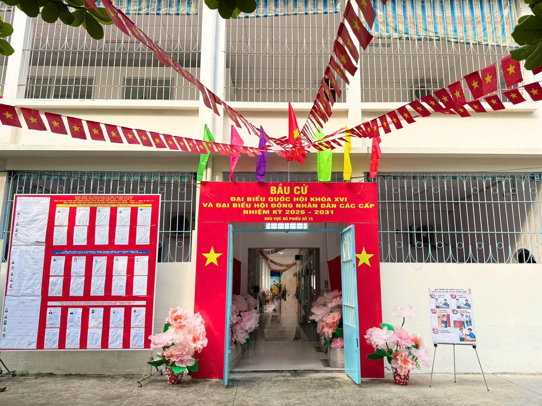 PHƯỜNG CHỢ QUÁN SẴN SÀNG CHO NGÀY HỘI TOÀN DÂN ĐI BẦU CỬ ĐẠI BIỂU QUỐC HỘI KHÓA XVI VÀ HĐND CÁC CẤP NHIỆM KỲ 2026 – 2031