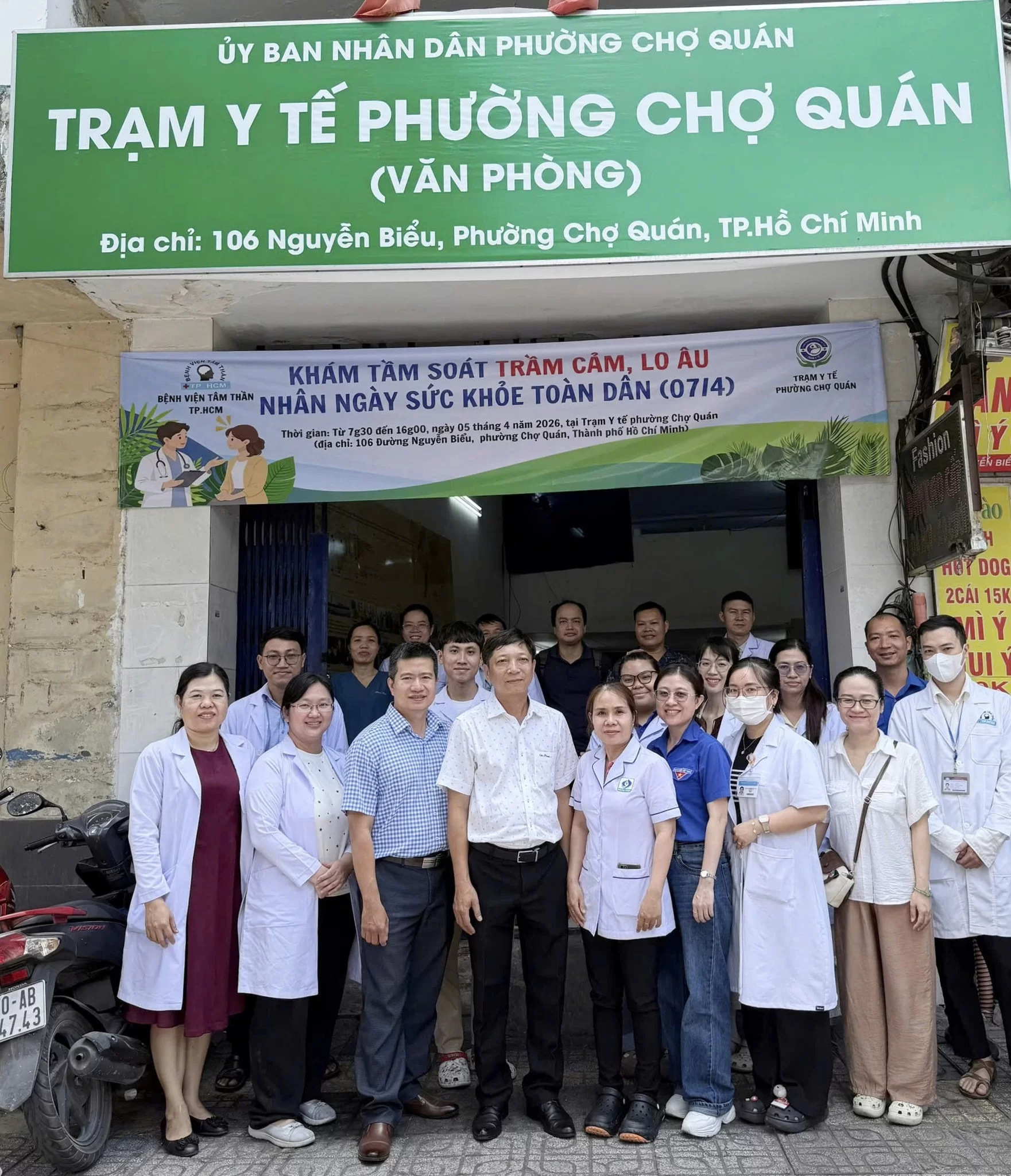 PHƯỜNG CHỢ QUÁN TỔ CHỨC KHÁM TẦM SOÁT SỨC KHỎE CHO NGƯỜI DÂN TRÊN ĐỊA BÀN