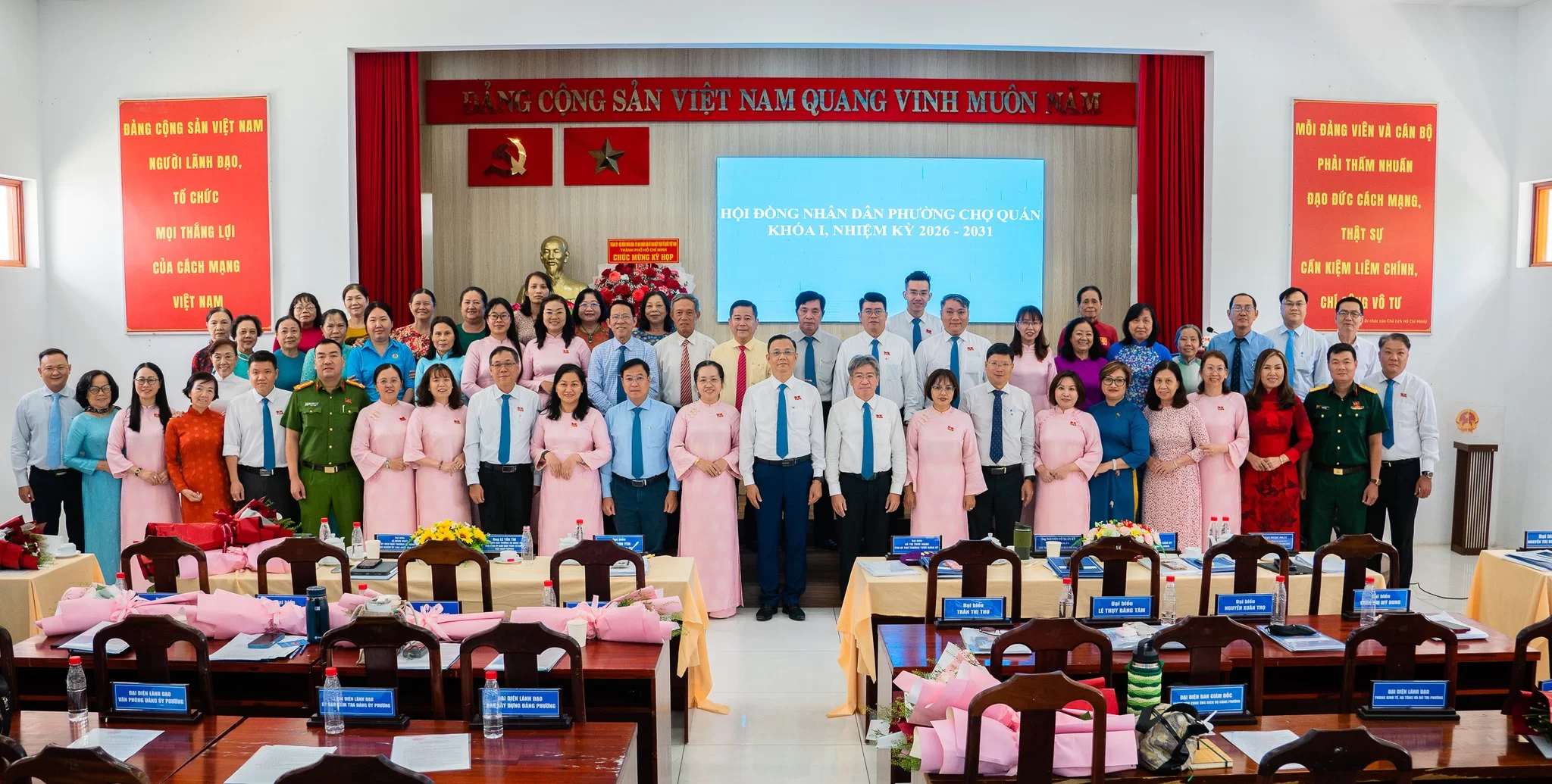 PHƯỜNG CHỢ QUÁN TỔ CHỨC KỲ HỌP THỨ NHẤT HỘI ĐỒNG NHÂN DÂN PHƯỜNG KHÓA I, NHIỆM KỲ 2026 – 2031