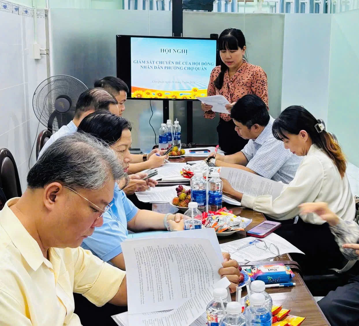 THƯỜNG TRỰC HĐND PHƯỜNG CHỢ QUÁN TỔ CHỨC GIÁM SÁT CHUYÊN ĐỀ VỀ CÔNG TÁC TRIỂN KHAI, XÂY DỰNG VÀ TỔ CHỨC THỰC HIỆN ĐỀ ÁN VỊ TRÍ VIỆC LÀM