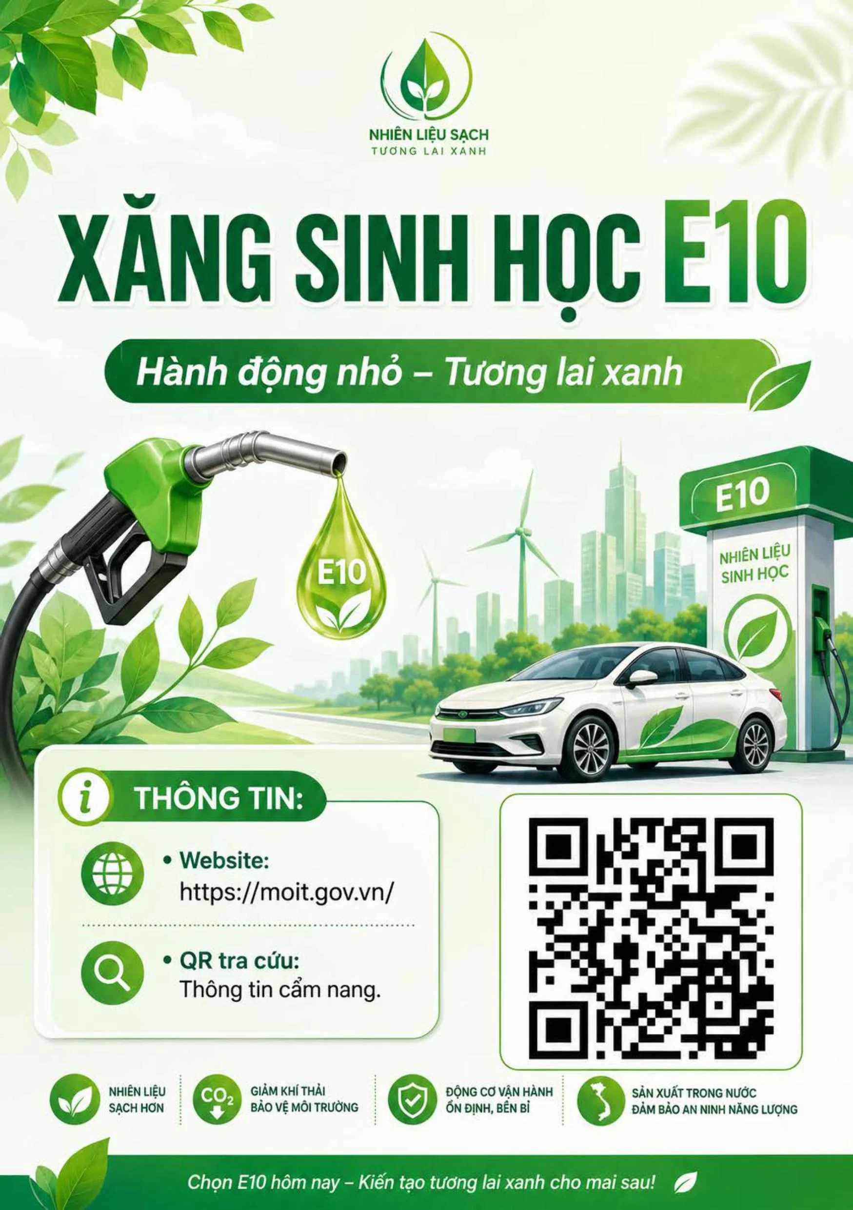 TÌM HIỂU VỀ XĂNG SINH HỌC E10 – GIẢI PHÁP NHIÊN LIỆU HƯỚNG ĐẾN PHÁT TRIỂN BỀN VỮNG