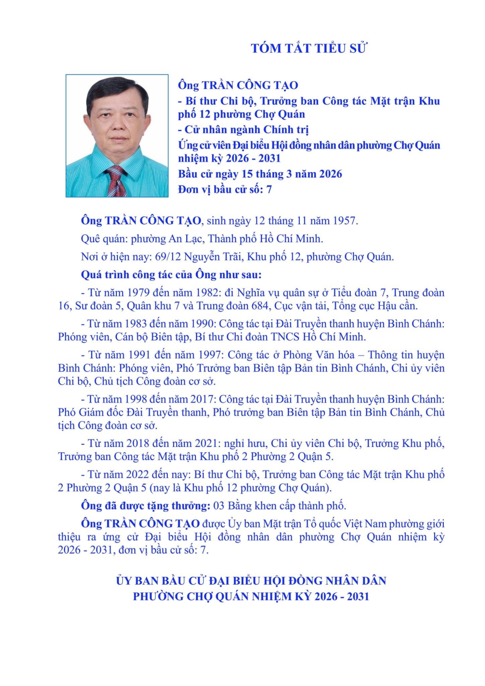 uy ban bau cu pcq thong bao tieu su ung cu vien dai bieu hoi dong nhan dan phuong cho quan dv 07 nhiem ky 2026 2031