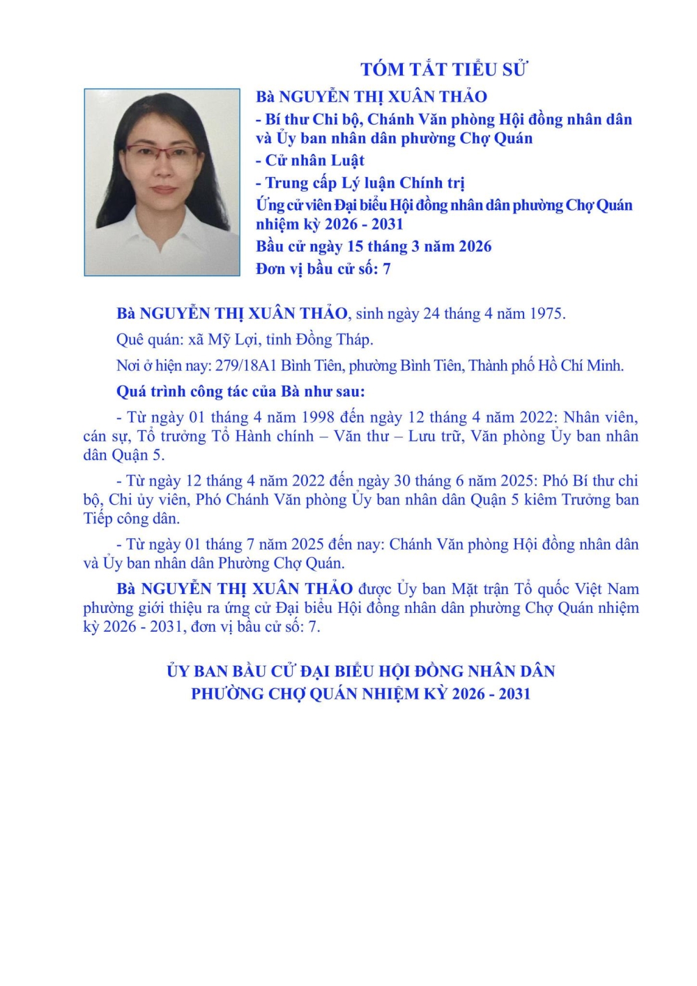 uy ban bau cu pcq thong bao tieu su ung cu vien dai bieu hoi dong nhan dan phuong cho quan dv 07 nhiem ky 2026 2031