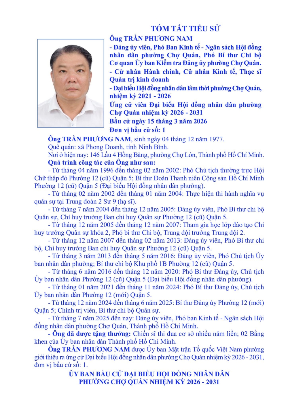 uy ban bau cu pcq thong bao tieu su ung cu vien dai bieu hoi dong nhan dan phuong cho quan dv 01 nhiem ky 2026 2031