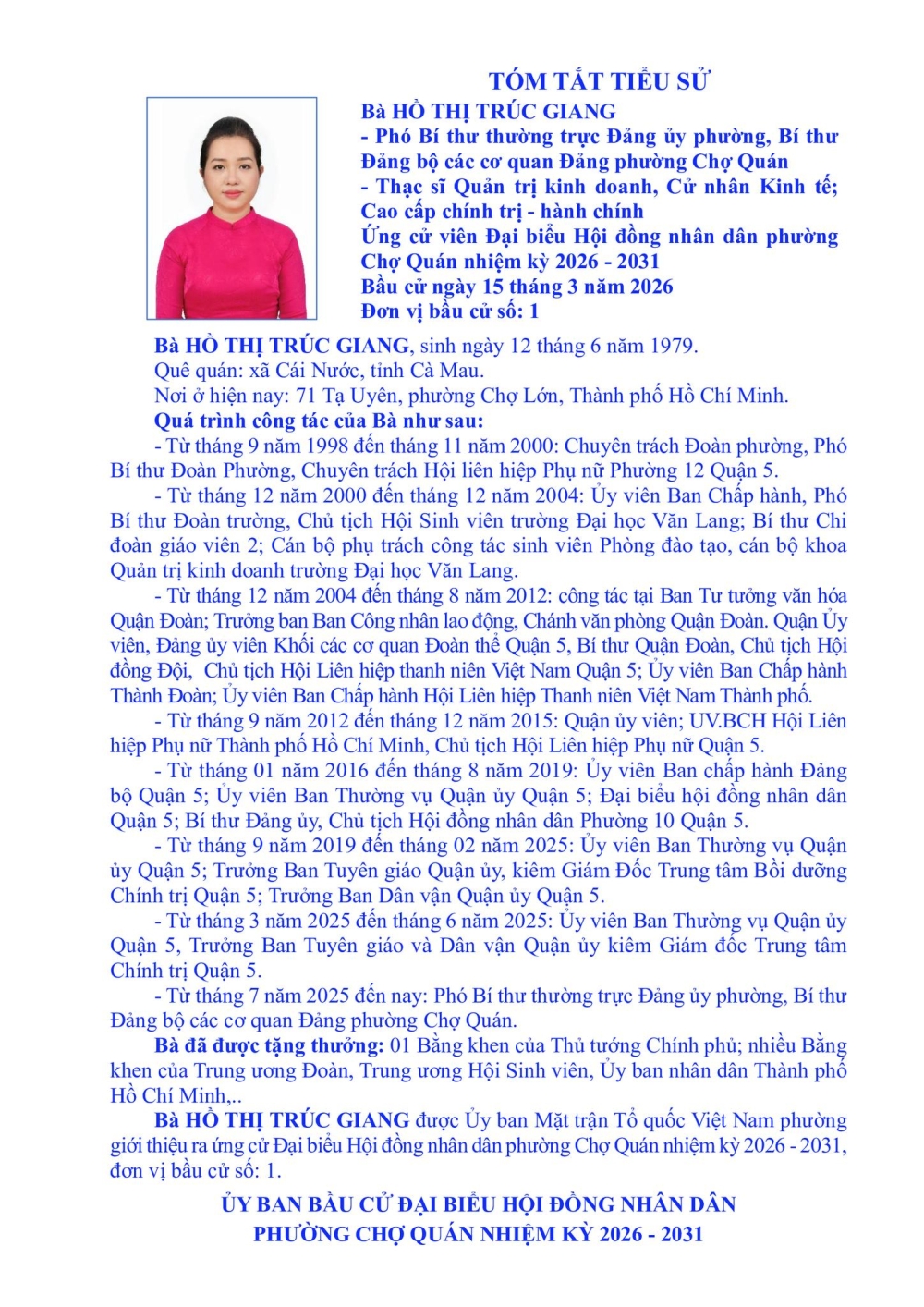 uy ban bau cu pcq thong bao tieu su ung cu vien dai bieu hoi dong nhan dan phuong cho quan dv 01 nhiem ky 2026 2031