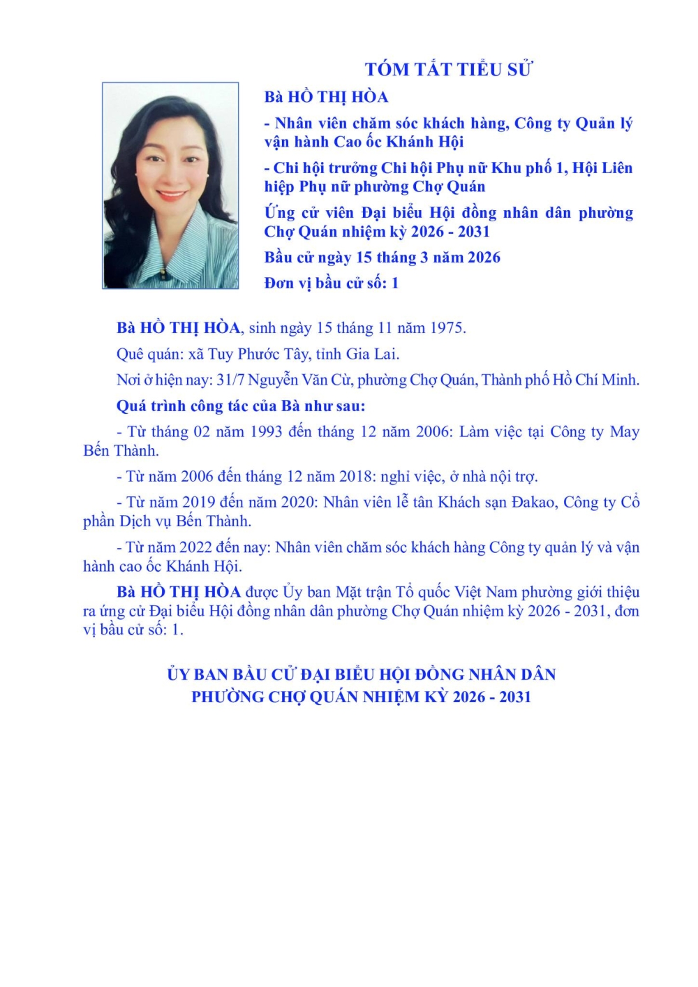 uy ban bau cu pcq thong bao tieu su ung cu vien dai bieu hoi dong nhan dan phuong cho quan dv 01 nhiem ky 2026 2031