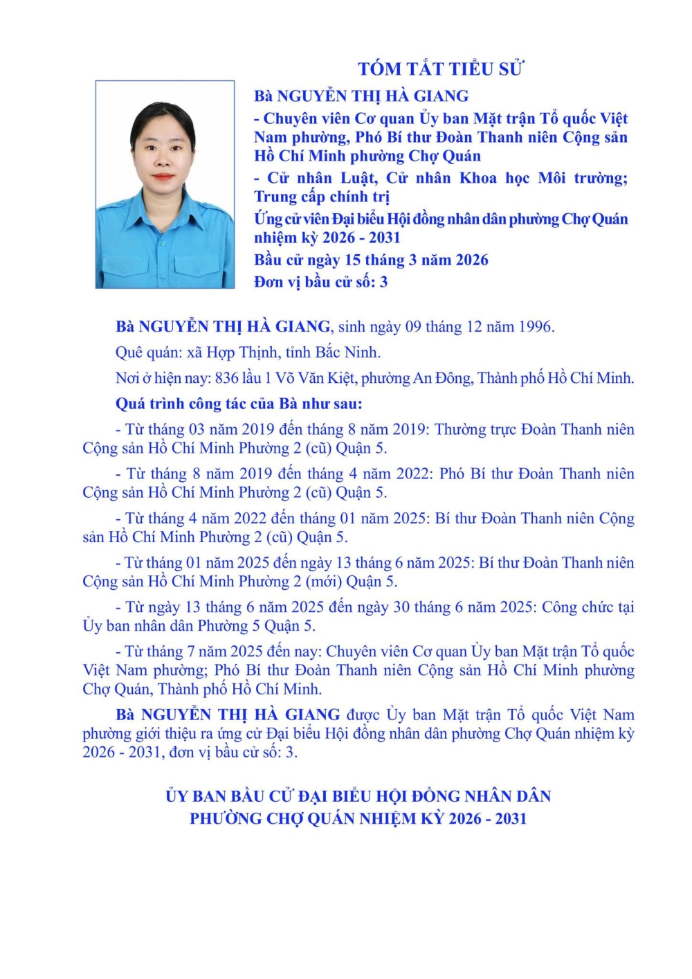 uy ban bau cu pcq thong bao tieu su ung cu vien dai bieu hoi dong nhan dan phuong cho quan dv 03 nhiem ky 2026 2031