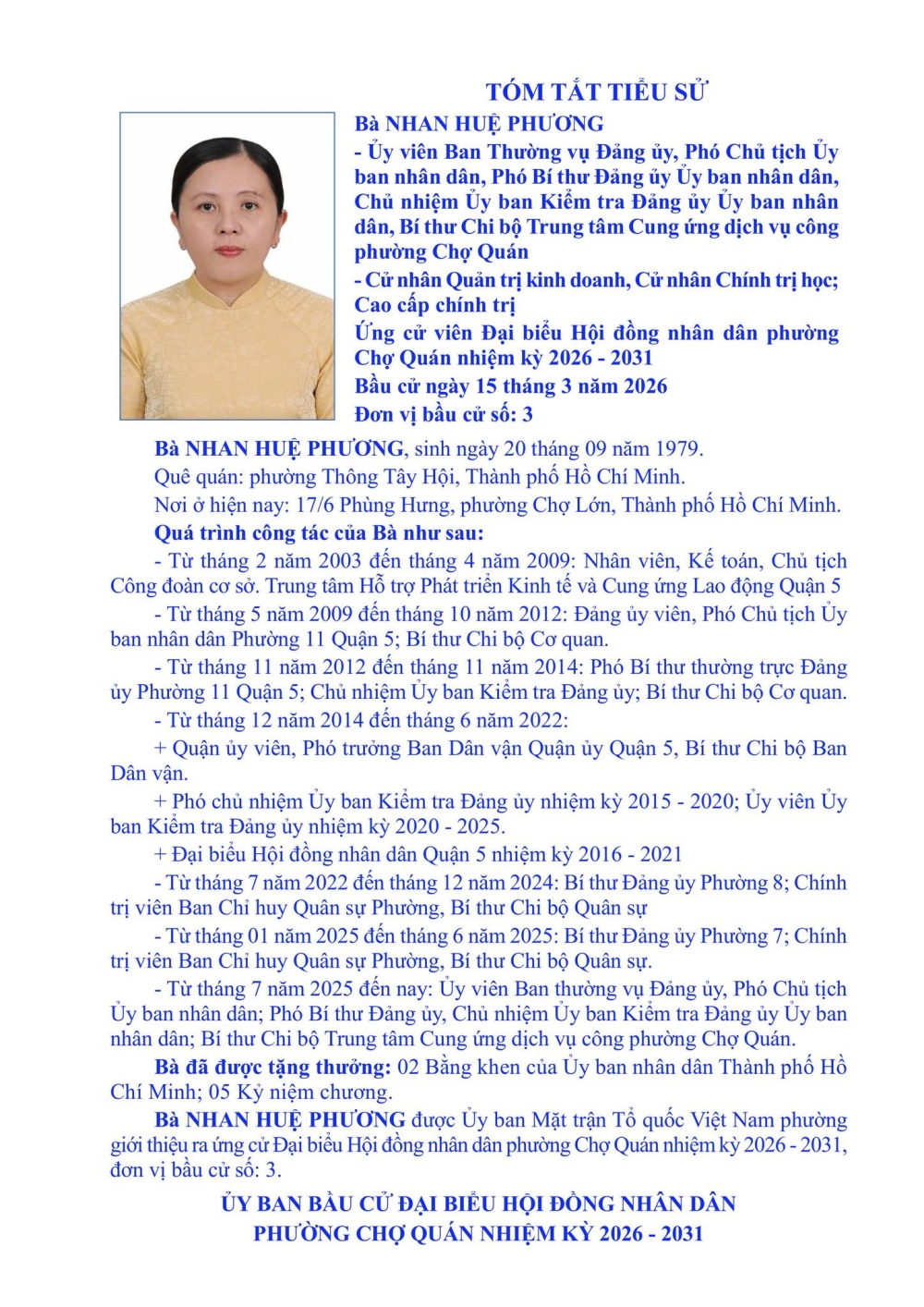 uy ban bau cu pcq thong bao tieu su ung cu vien dai bieu hoi dong nhan dan phuong cho quan dv 03 nhiem ky 2026 2031