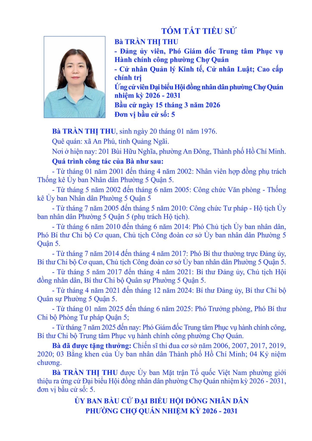 uy ban bau cu pcq thong bao tieu su ung cu vien dai bieu hoi dong nhan dan phuong cho quan dv 05 nhiem ky 2026 2031